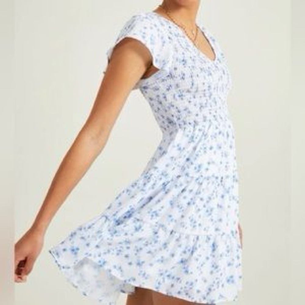 Altar'd State Blue Floral Dress - Picture 2 of 8